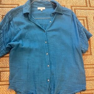 Michael Stars blue button down